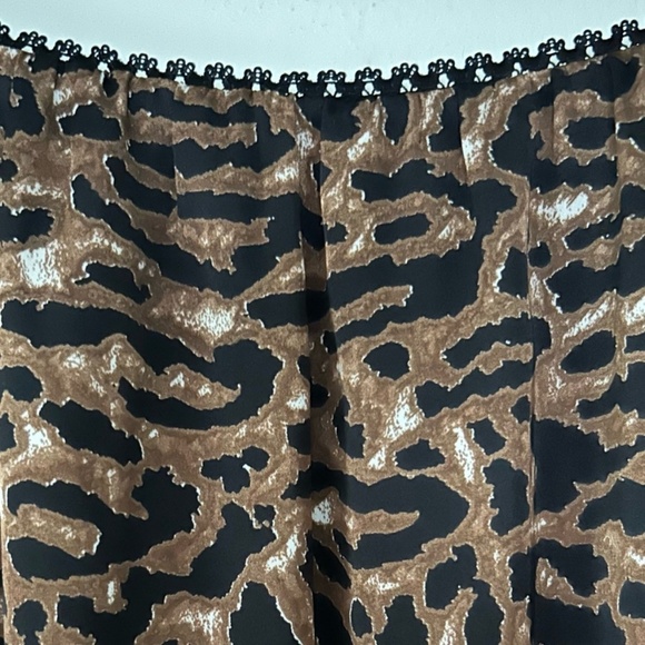 2 Skirts Zebra animal print cheetah Medi maxi satin bias skirt small 2 - Picture 9 of 10